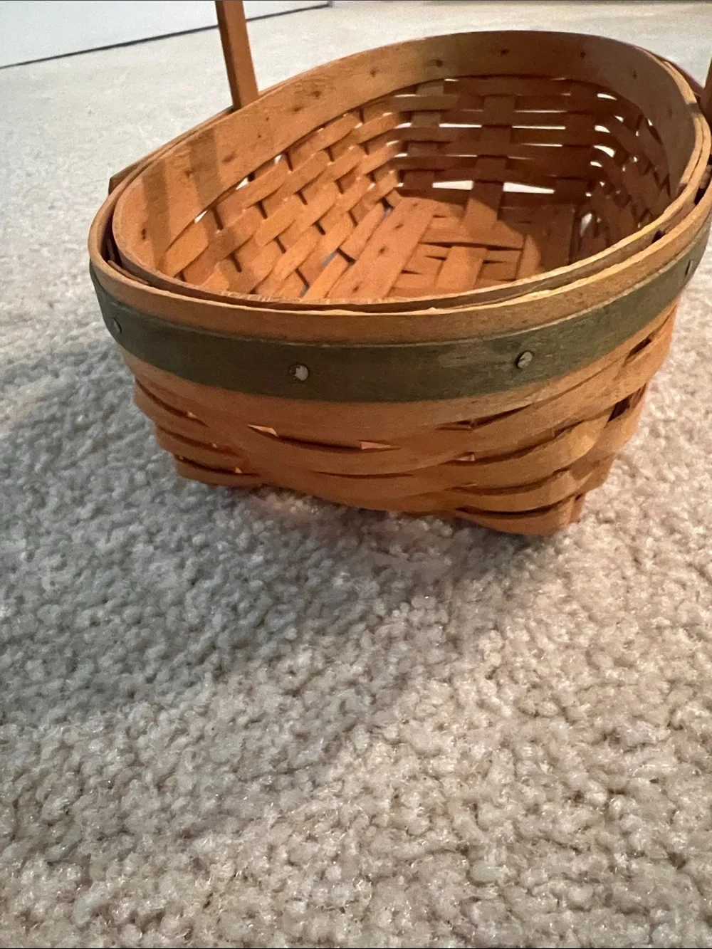 Longaberger 2001 Peony Basket -SFH